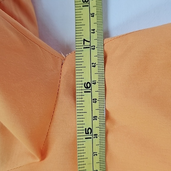 Vtg Handmade Floral Butterfly Embroidered A-line Dress Ruffle Neck - Picture 9 of 10